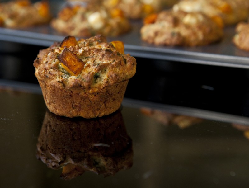 Feta-dýňové muffiny Feta-dýňové muffiny