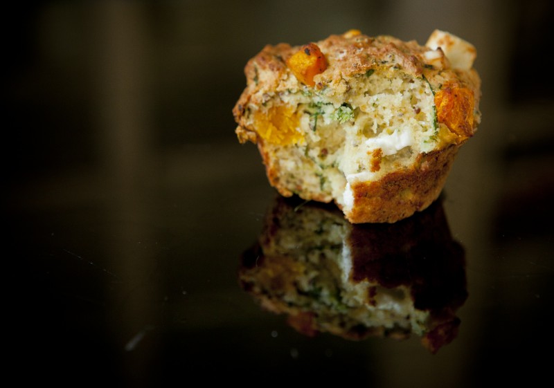 Feta-dýňové muffiny Feta-dýňové muffiny