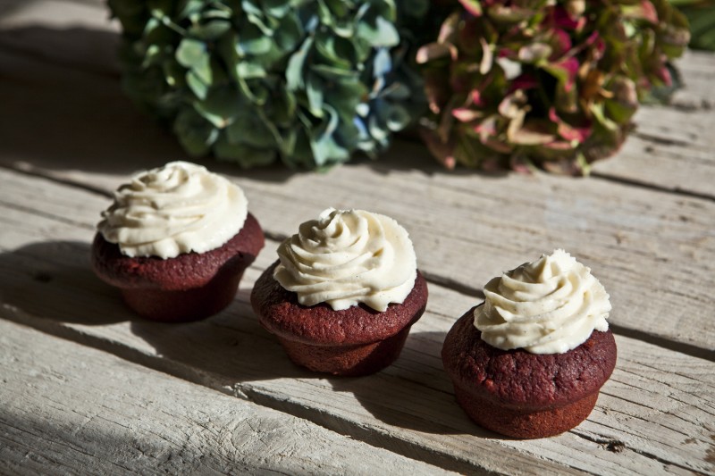 Red velvet muffiny