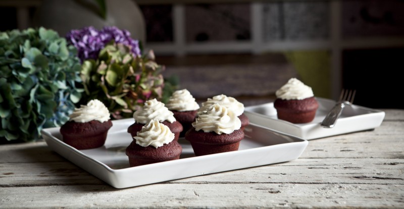 Red velvet muffiny Red velvet muffiny