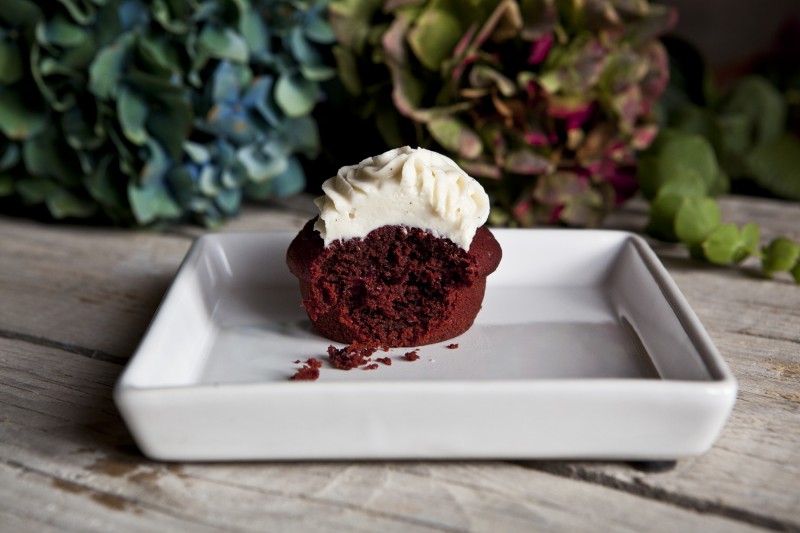 Red velvet muffiny