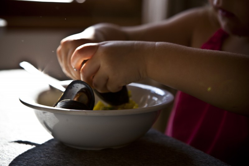 Pilaf ze slávek a šafránu Pilaf ze slávek a šafránu