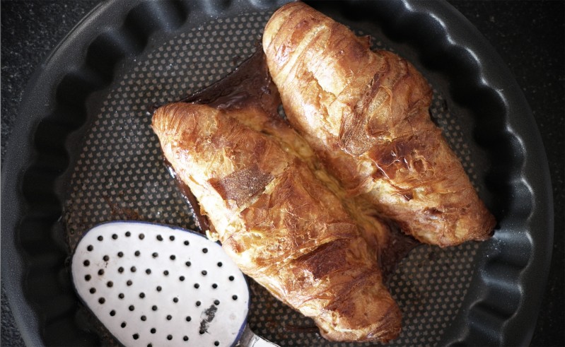 French toast croissant French toast croissant