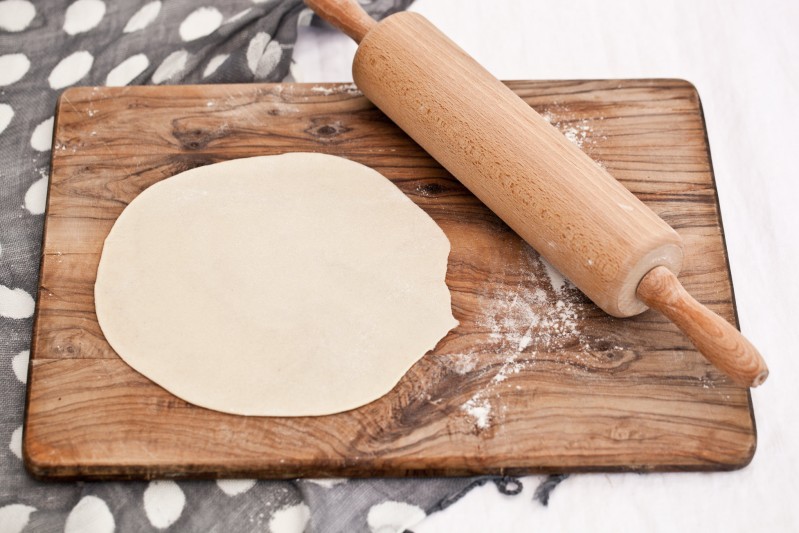 Domácí pšeničná tortilla Domácí pšeničná tortilla