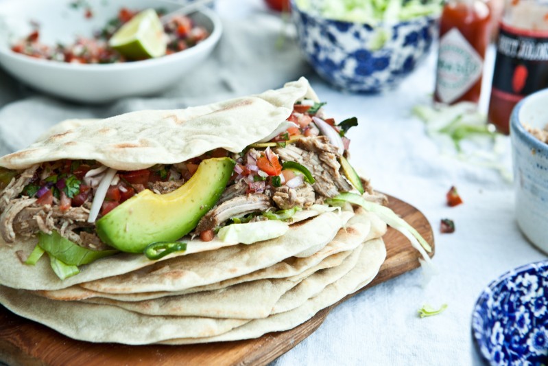 Domácí pšeničná tortilla Domácí pšeničná tortilla