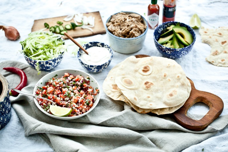 Telecí na tacos - sous vide i tradičně Telecí na tacos - sous vide i tradičně