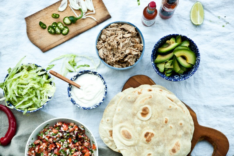 Telecí na tacos - sous vide i tradičně Telecí na tacos - sous vide i tradičně